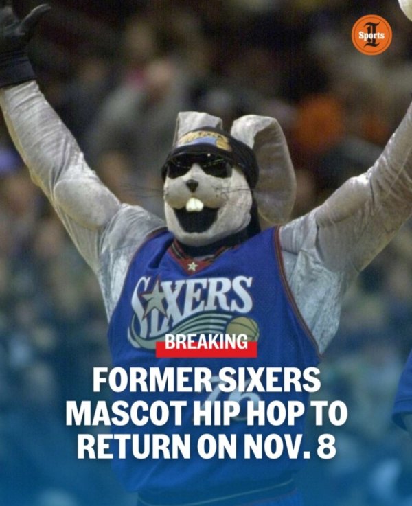 Chính thức 76ers: Mascot Hip-H